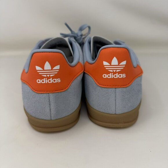 Adidas Gazelle Indoor Athletic Shoes Blue Orange Men’s Size 13 - Picture 4 of 8